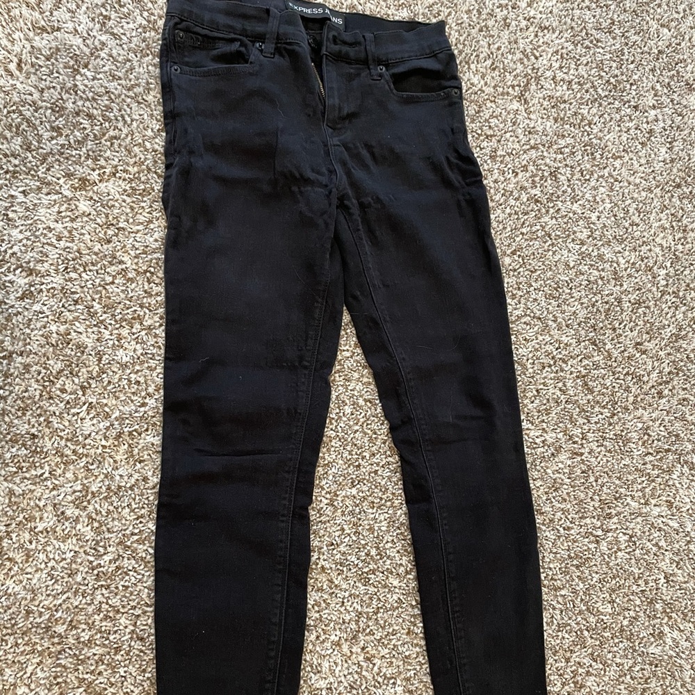 Express Black Skinny Jeans